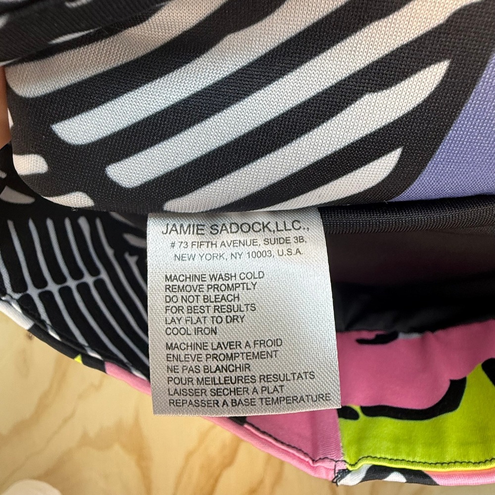 Jamie Sadock Simplicite Golf Skort Pink Yellow Abstract Graphic 31306 Womens 15w - Picture 4 of 8